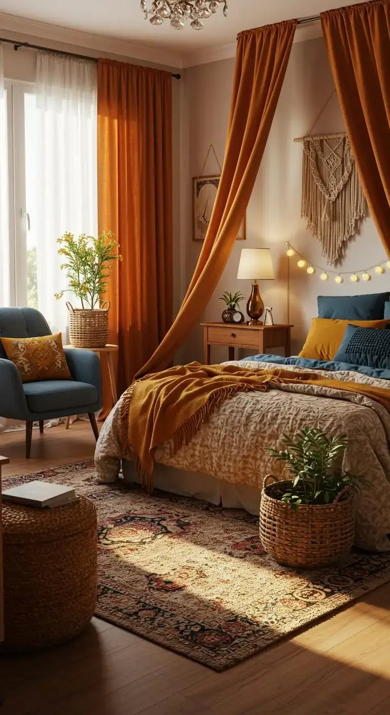 17 Bedroom Style Ideas for a Modern Look 3 1. Boho Chic Bliss