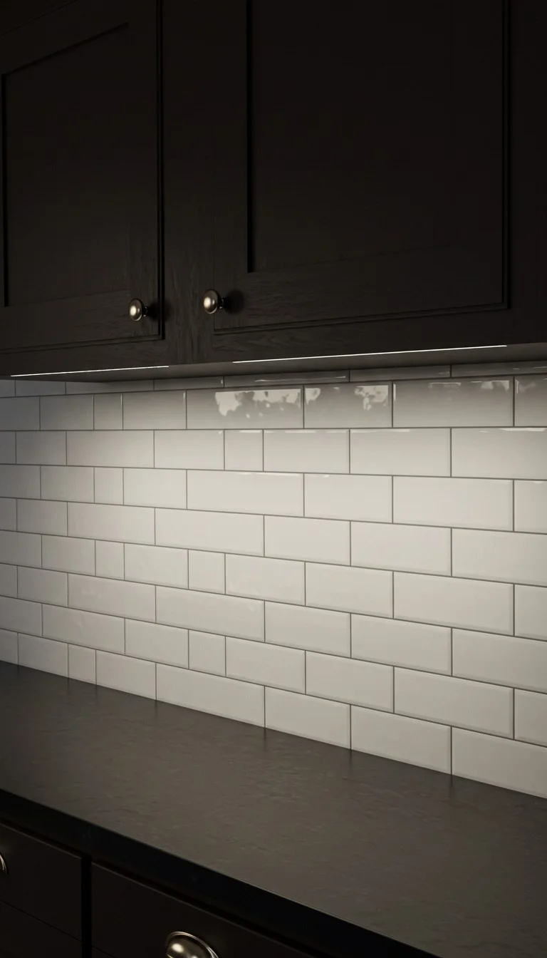 17 Stunning Backsplash Ideas for Dark Cabinet Kitchens 3 1. Classic White Subway Tiles