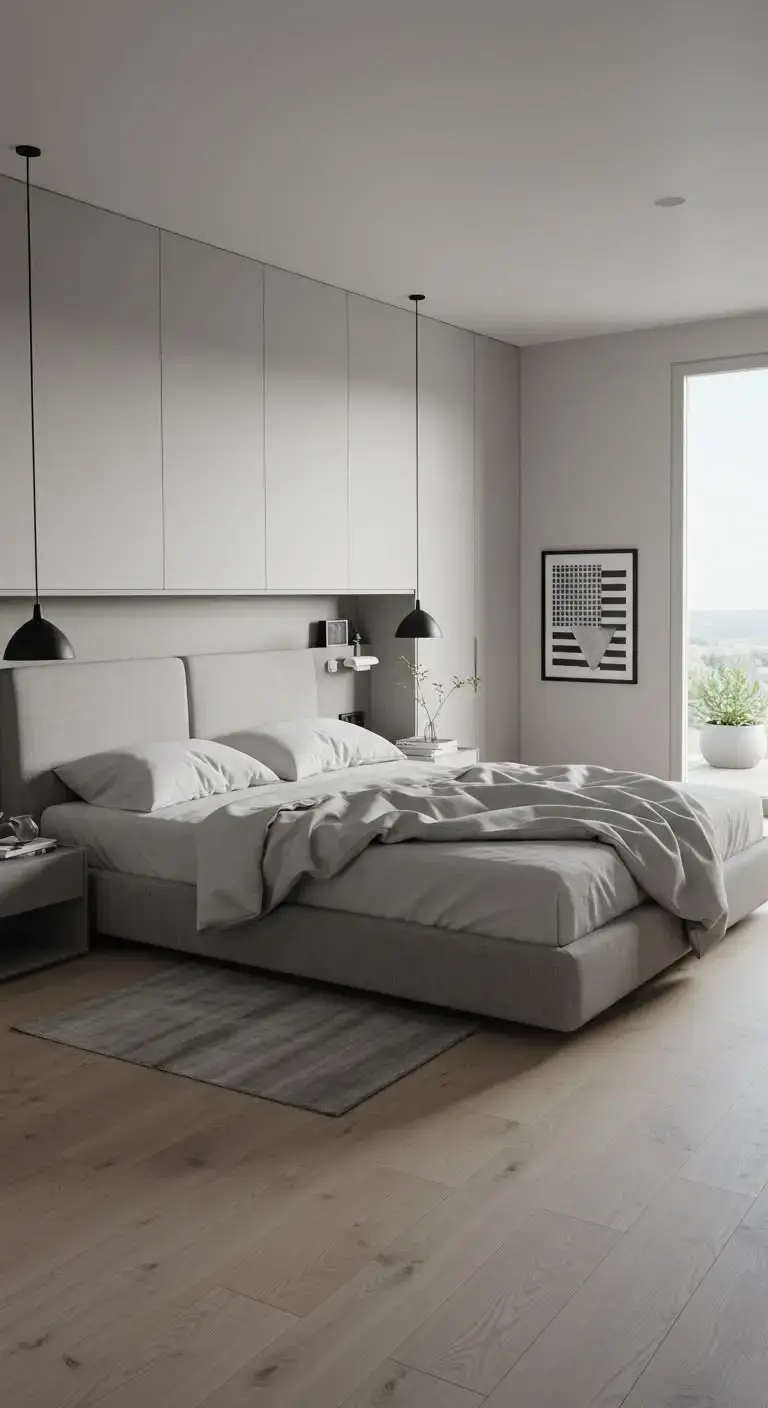 19 Modern Italian Bedrooms for a Stylish and Elegant Home 3 1. Minimalist Elegance with Neutral Tones