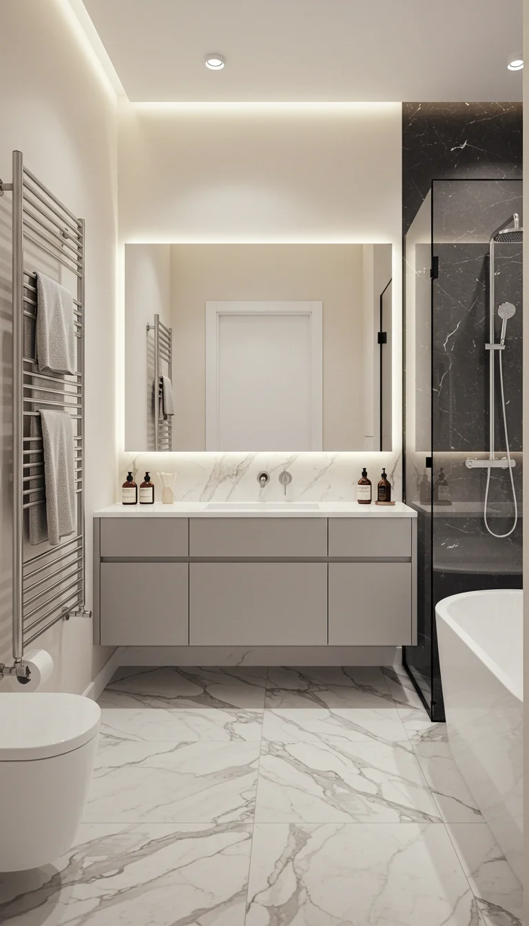 17 Stylish Guest Bathroom Ideas on a Budget 3 1. Use Soft, Neutral Colors