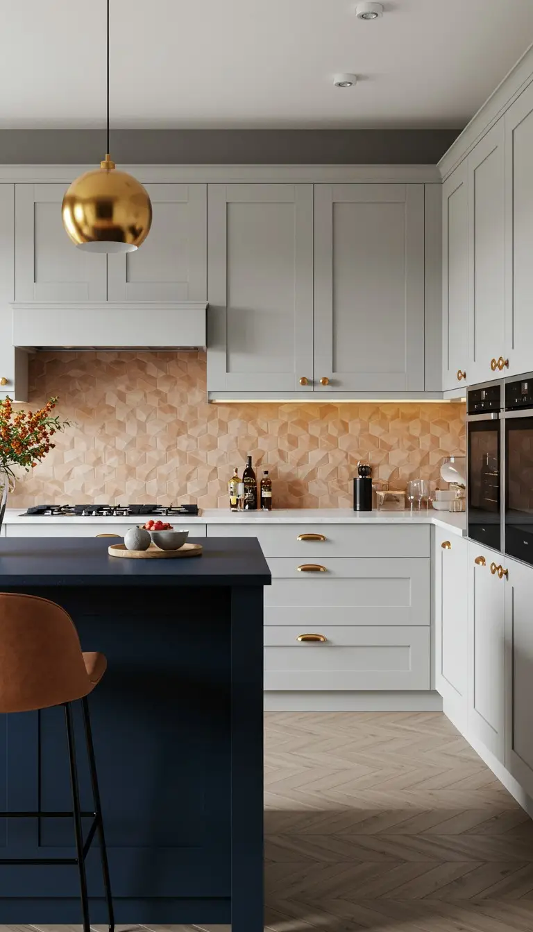 13 Fancy Kitchen Design Ideas That Wow Your Guests 12 10. Chic Color Schemes with Bold Accents