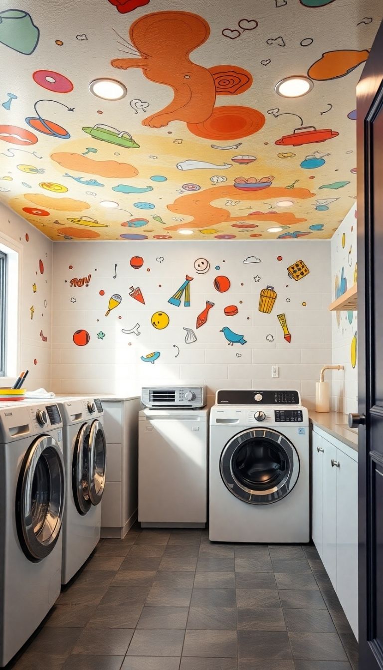 25 Laundry Room Mural Ideas for a Fun & Creative Look 12 Laundry Humor
