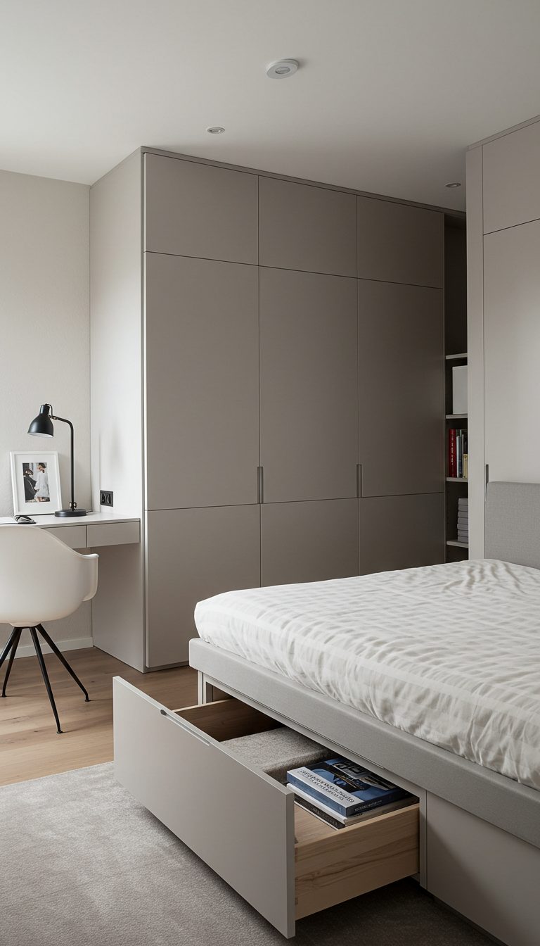 13 Futuristic Bedroom Ideas for a Sleek Modern Look 12 Smart Storage Solutions