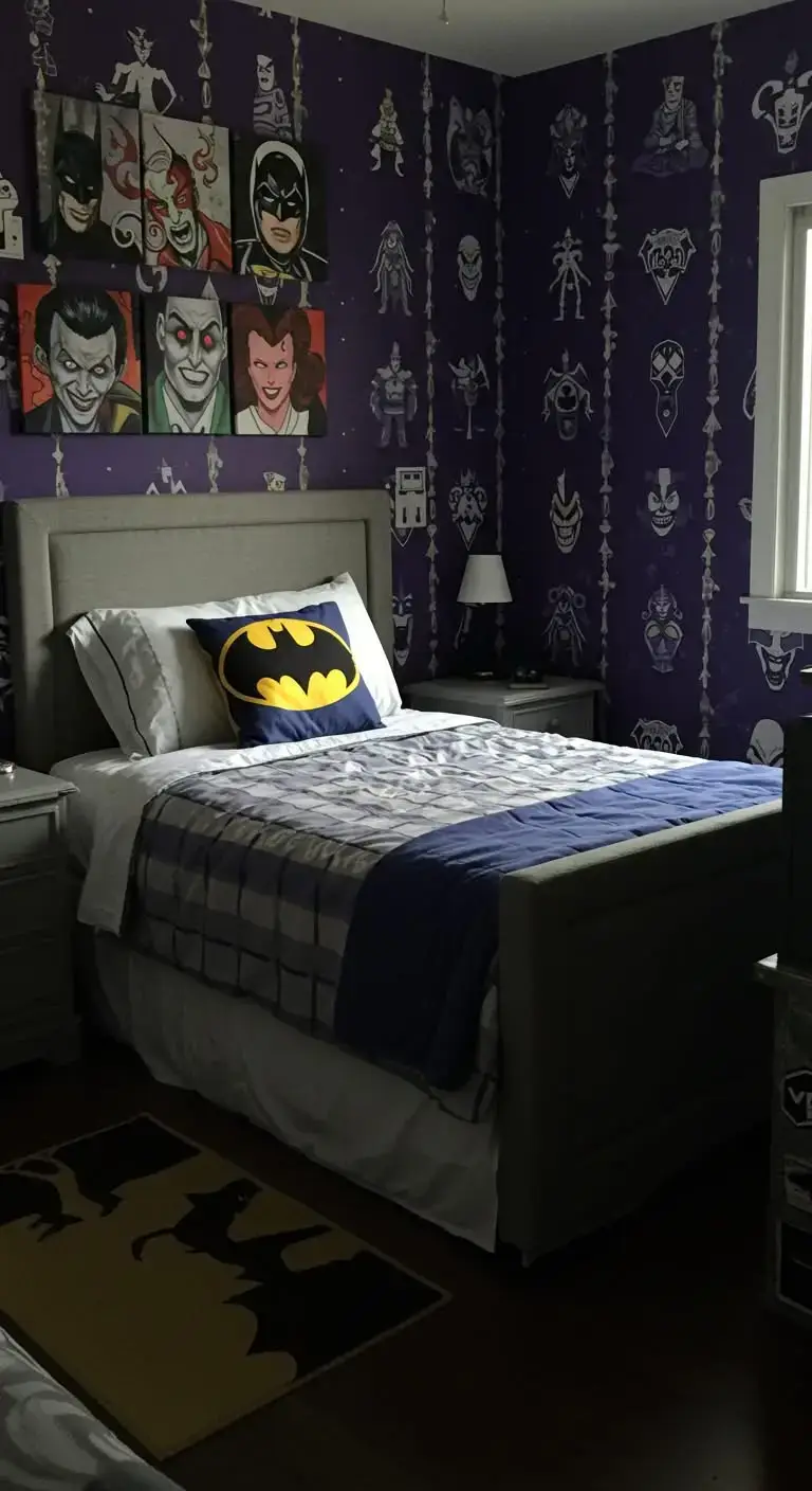 21 Batman Bedroom Ideas to Make Any Room Super Cool 12 10. Villain Accents