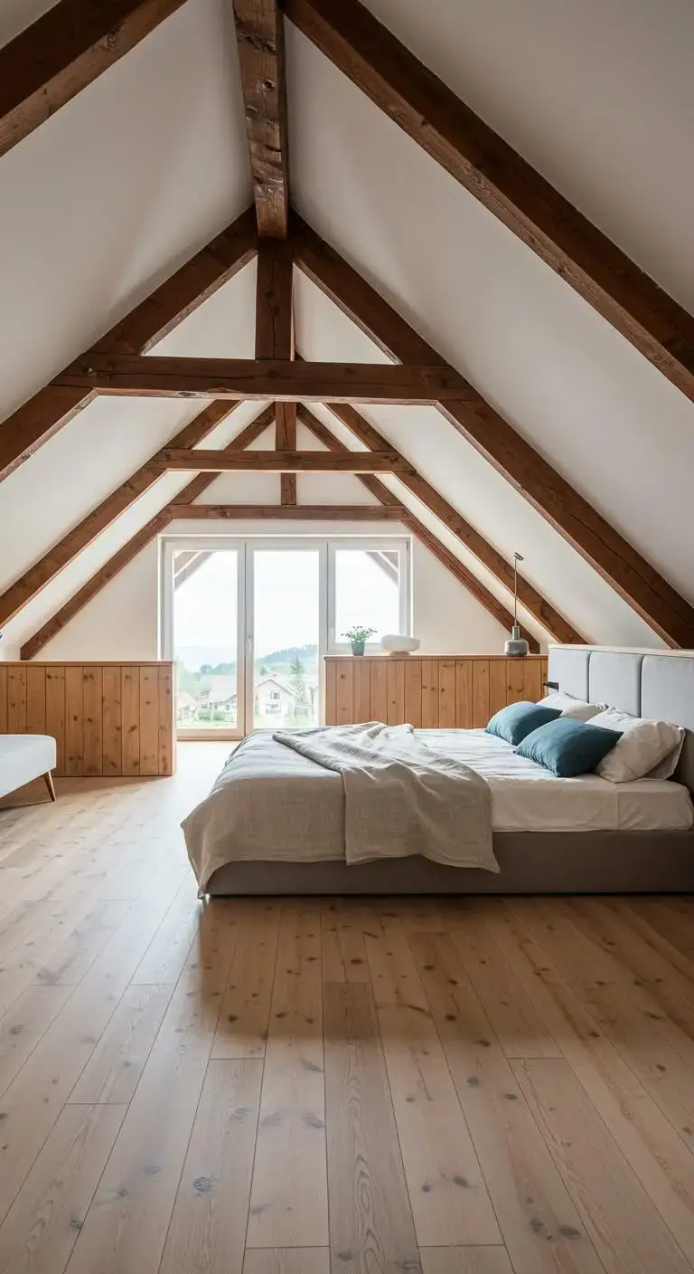 15 Modern Bedroom Ideas: Transform Your Space into a Stylish Haven 12 11. Attic Bedroom Ideas