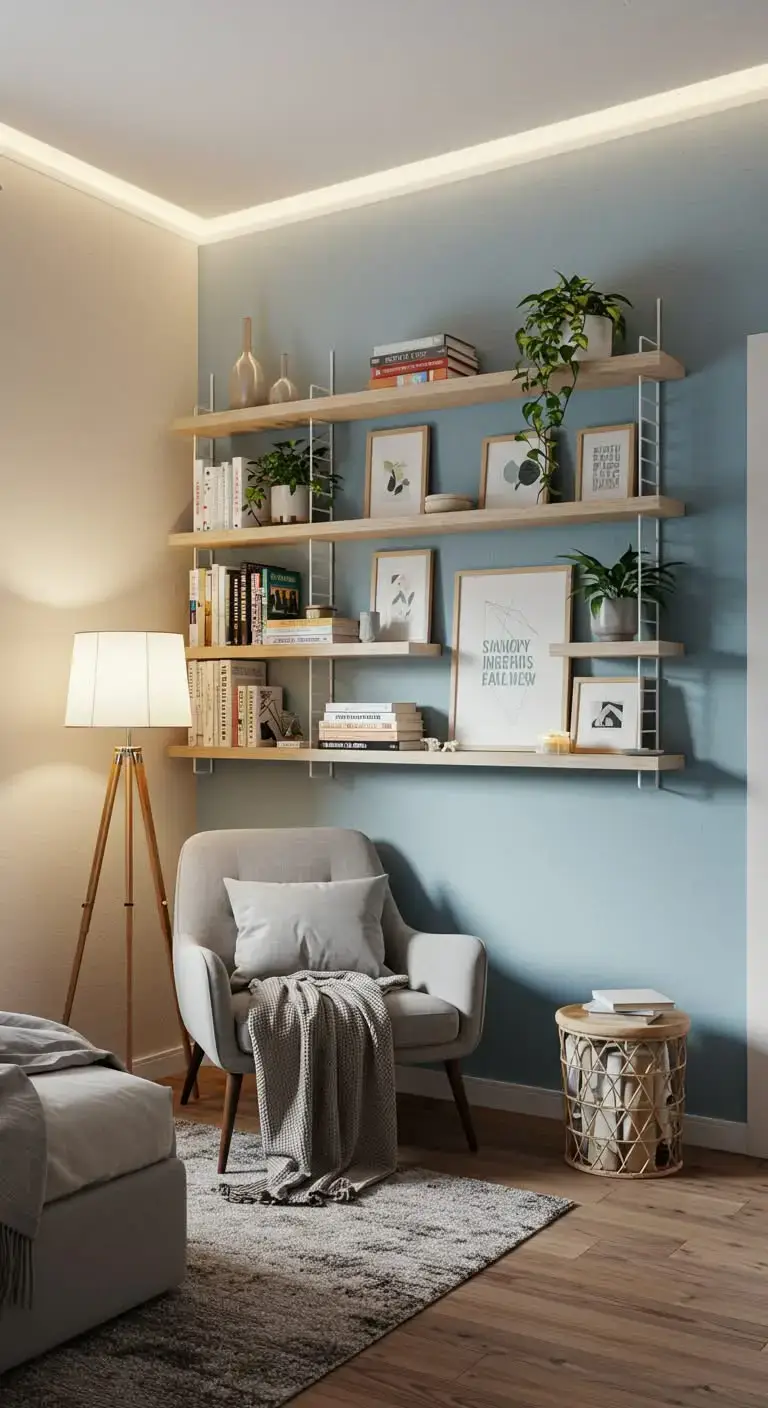 15 Bedroom Wall Decoration Ideas You’ll Love 13 11. Create a Cozy Reading Nook