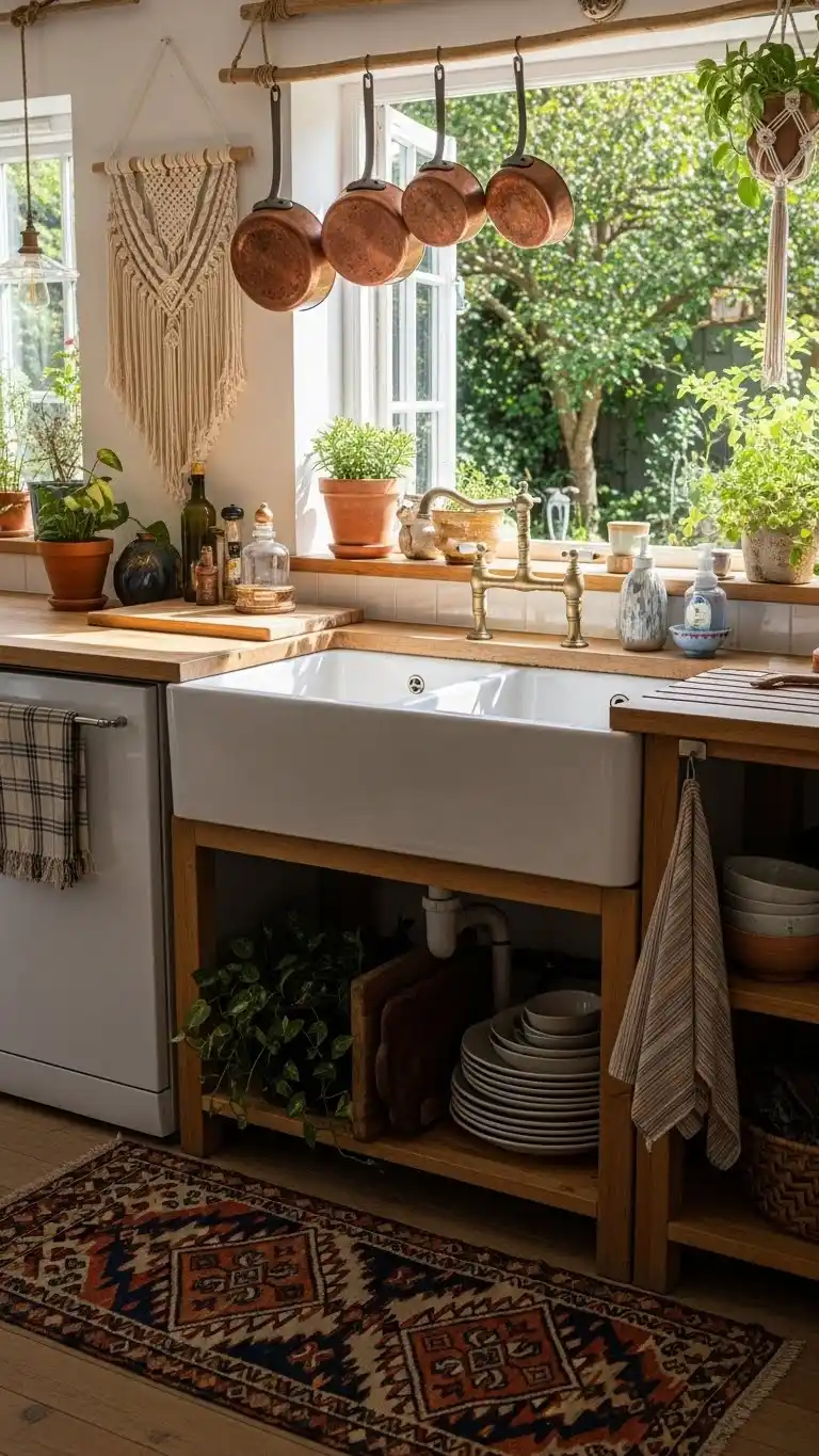 16 Bohemian Kitchen Sink Inspirations to Try 13 11. Deep Basin Sinks for Practicality