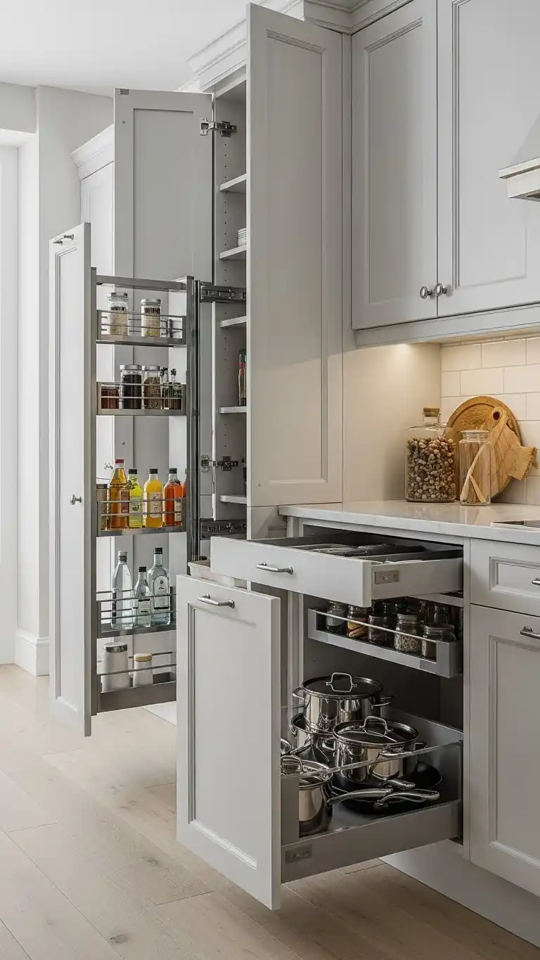 13 Fancy Kitchen Design Ideas That Wow Your Guests 13 11. Smart Storage Solutions