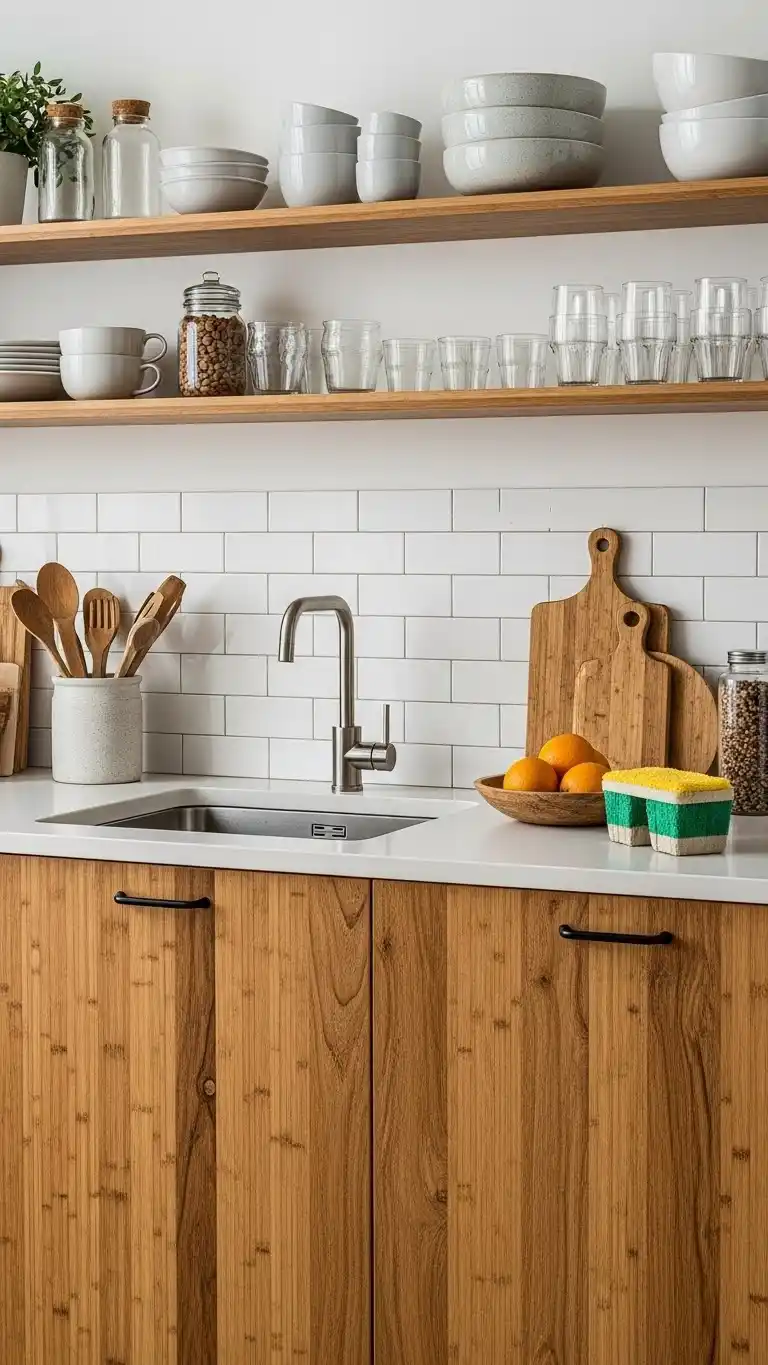 11 Earthy Kitchen Ideas to Warm Up Your Home 13 11. Use Eco-Friendly and Sustainable Materials