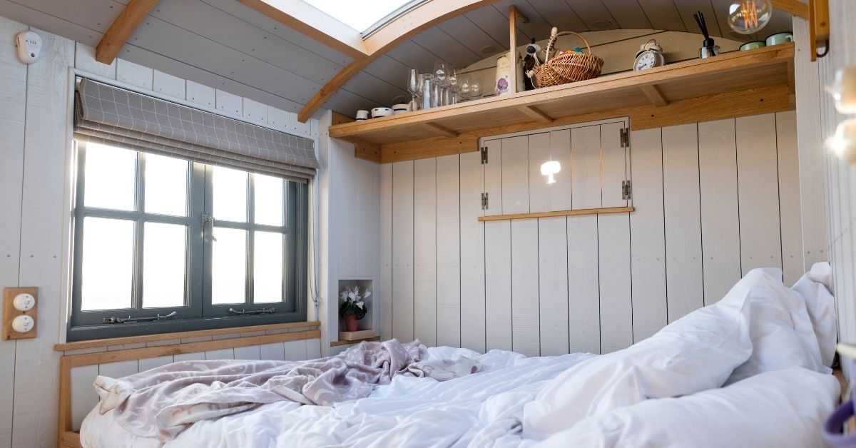 View of 23 Stylish Tiny Bedroom Ideas That Maximize Space