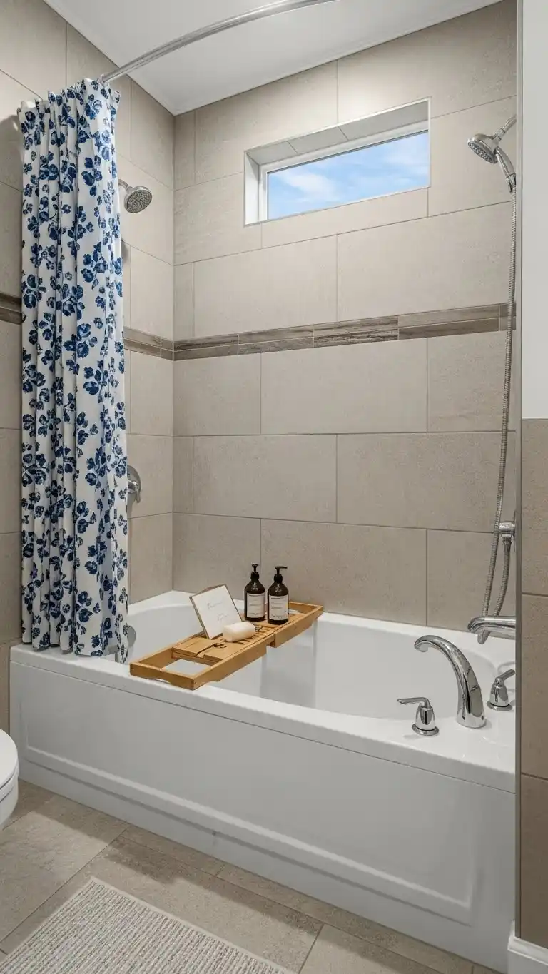 11 Bright & Cozy Small Bathroom Ideas for Any Home 14 12. Add a Small Bathtub