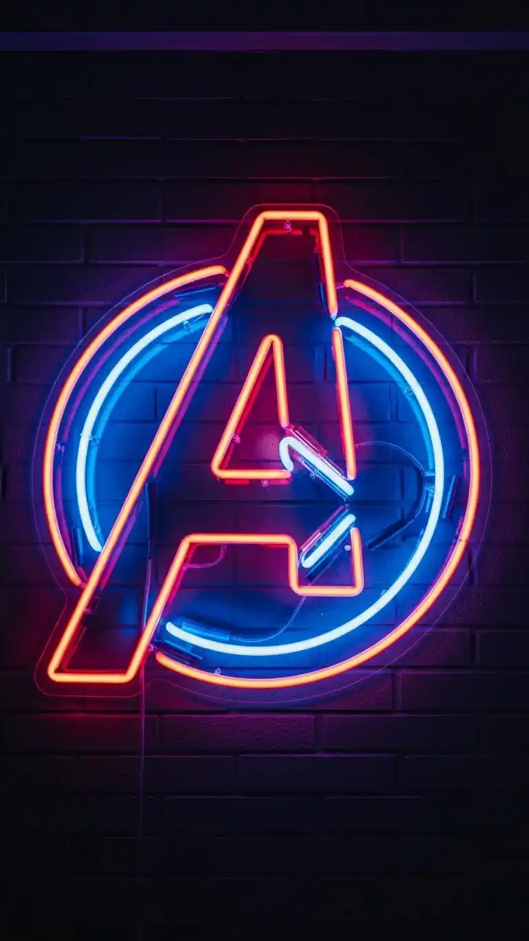15 Cool Marvel Bedroom Ideas for Boys’ Spaces 14 12. Avengers Logo Neon Sign