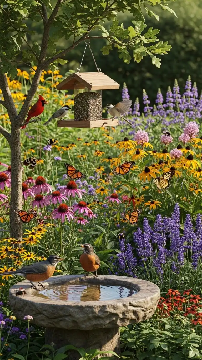 15 Yard Landscaping Ideas for a Beautiful Outdoor Space 15 13. Design a Wildlife-Friendly Habitat