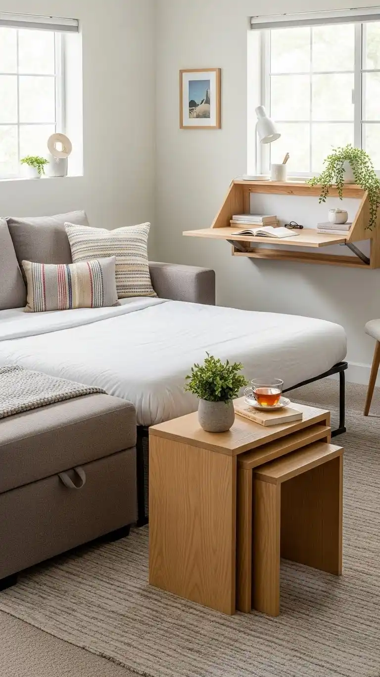 27 Contemporary Living Room Ideas for a Modern, Chic Space 15 13. Multi-Purpose Furniture