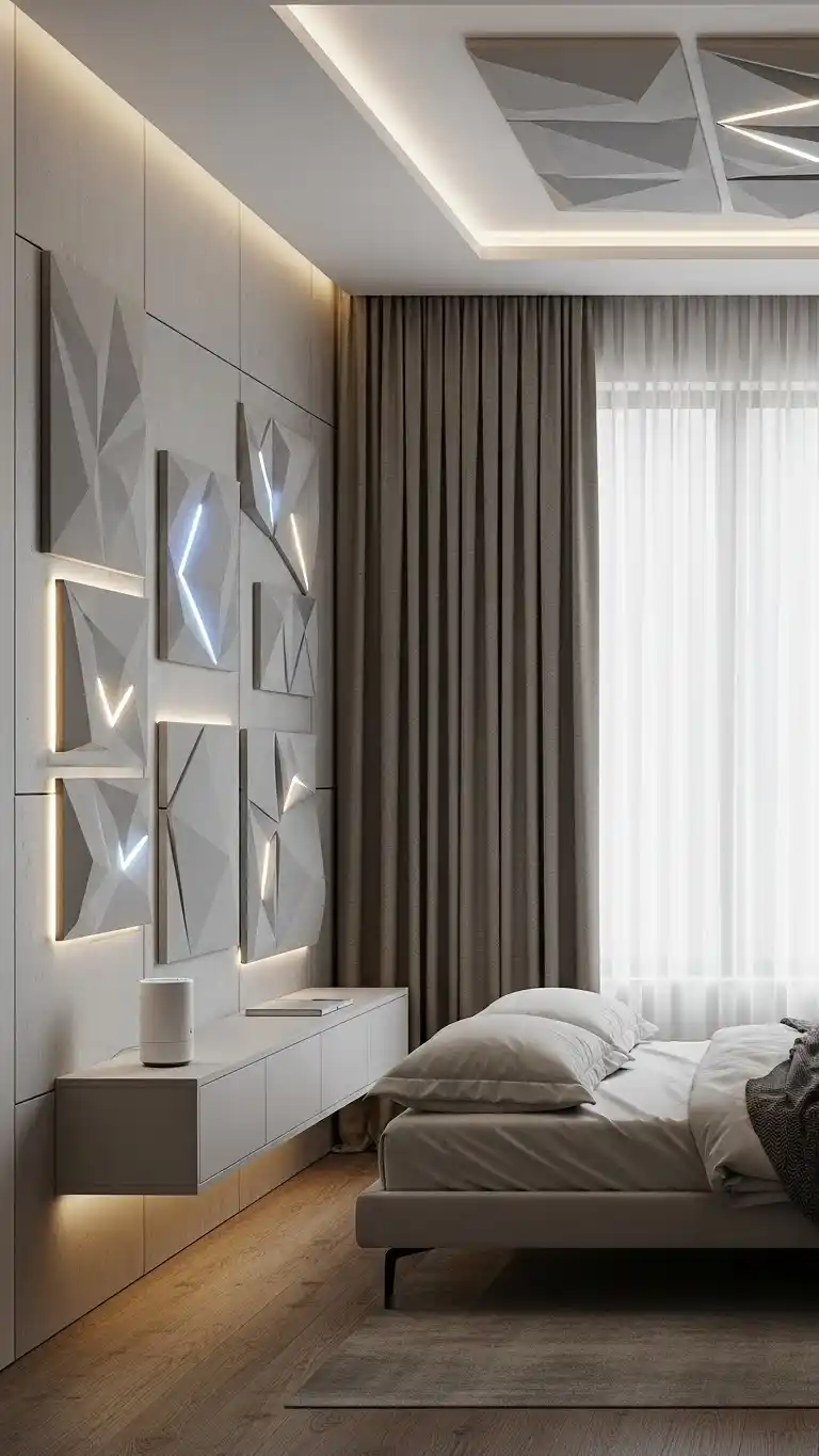 13 Futuristic Bedroom Ideas for a Sleek Modern Look 15 13. Soundproofing and Acoustic Panels