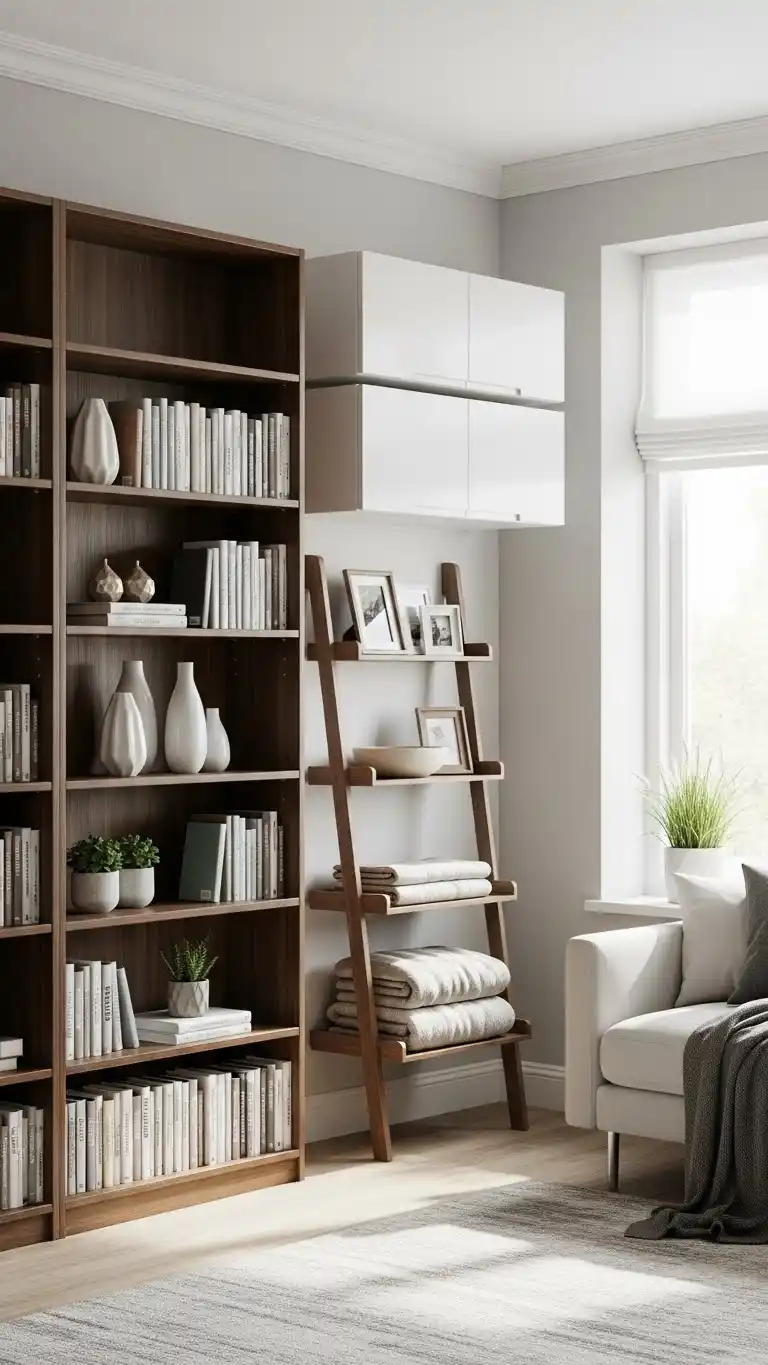 23 Stylish Tiny Bedroom Ideas That Maximize Space 15 13. Use Vertical Storage