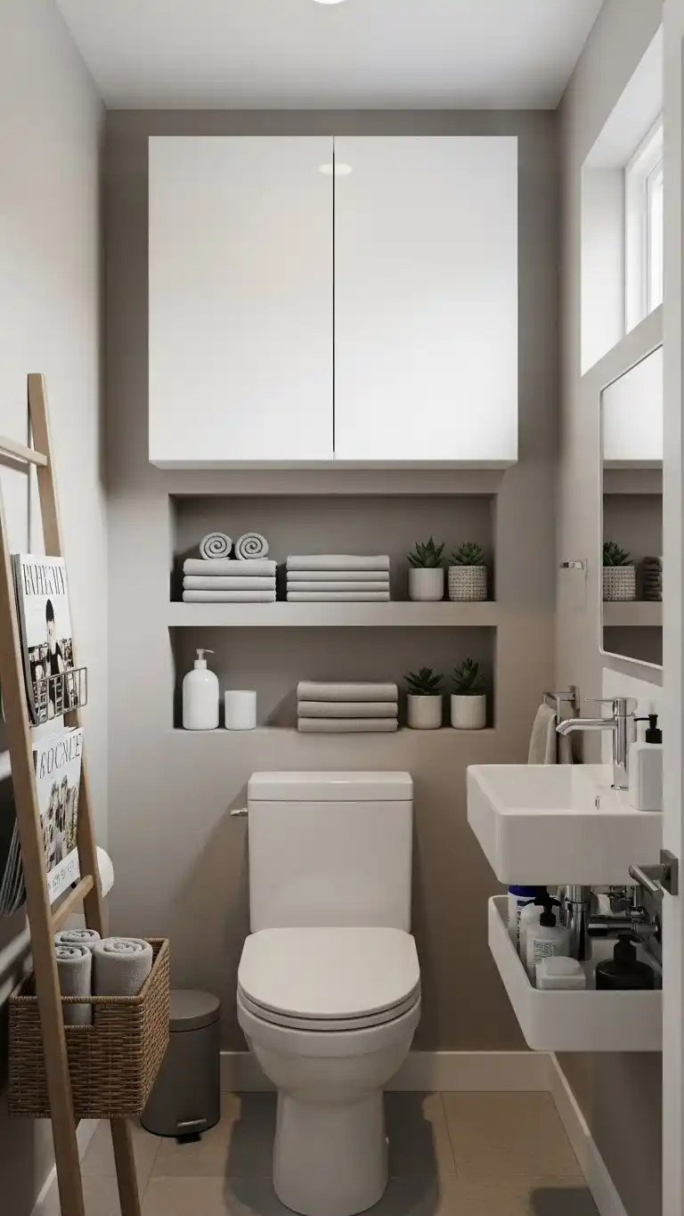 15 Bathroom Remodel Ideas That Transform Your Bathroom 15 13. Utilize Space-Saving Storage Solutions