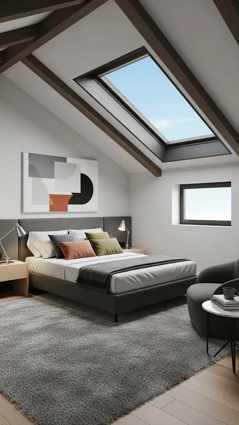 19 Modern Italian Bedrooms for a Stylish and Elegant Home 16 14. Attic Bedroom Transformations