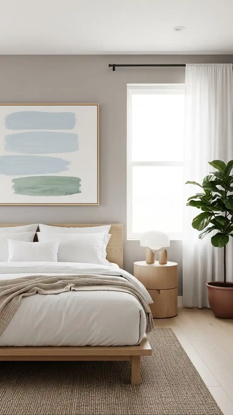 23 Fresh Summer Bedroom Ideas for a Light, Airy Feel 16 14. Modern Minimalist Summer Style