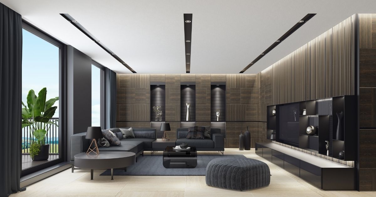 Black Living Room Ideas