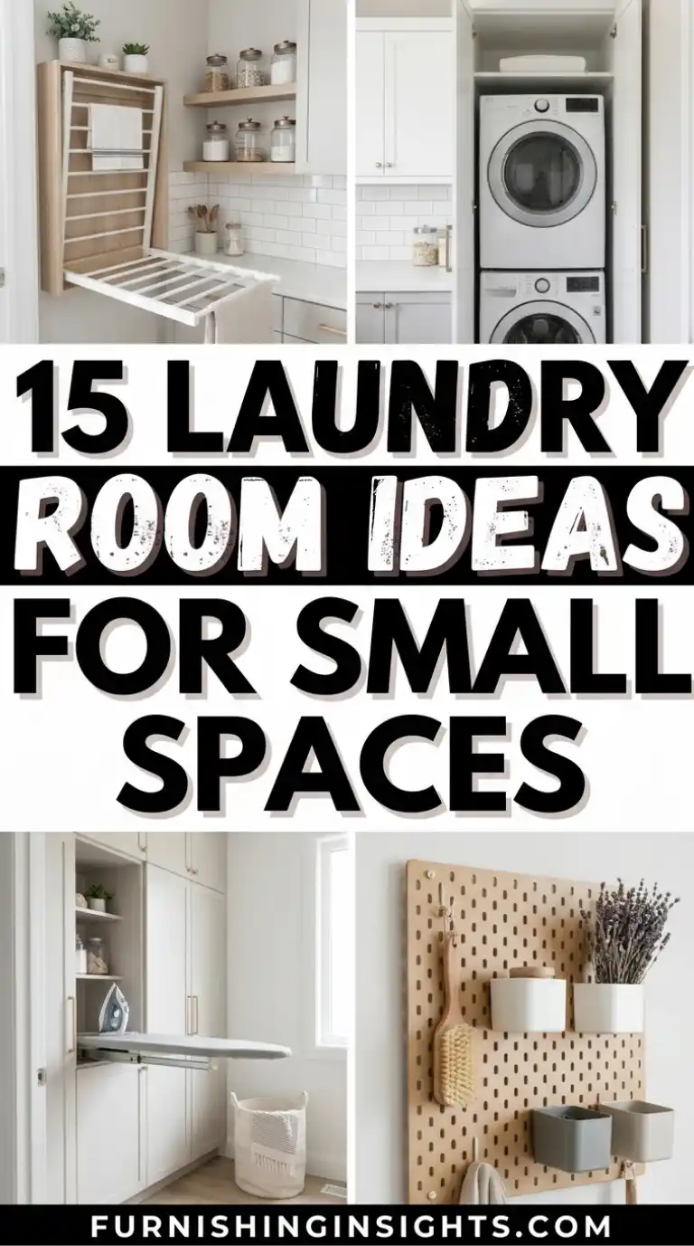 15 Creative Laundry Room Ideas for Small Spaces 1 15 Laundry Room Ideas for Small Spaces