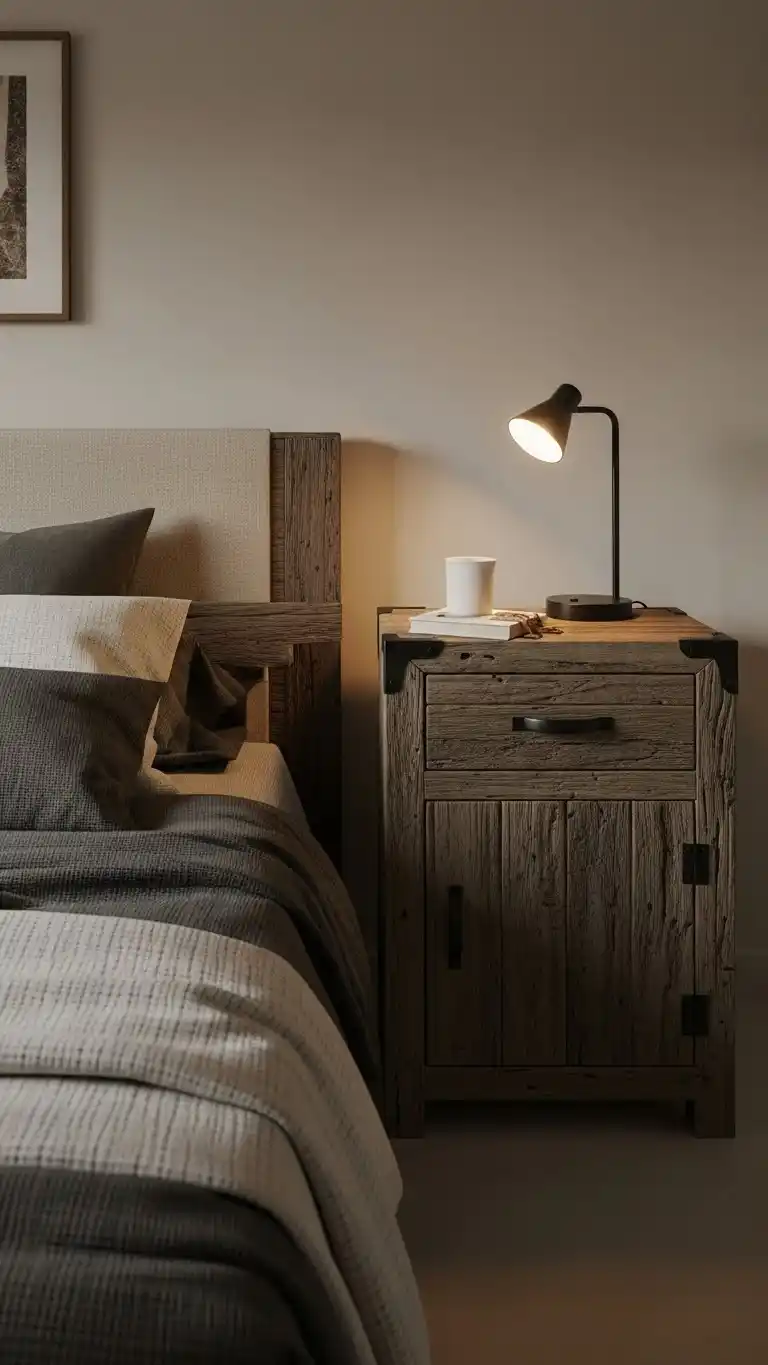 25 Stylish Western Ranch Bedroom Ideas for Any Home 17 15. Rustic Nightstands