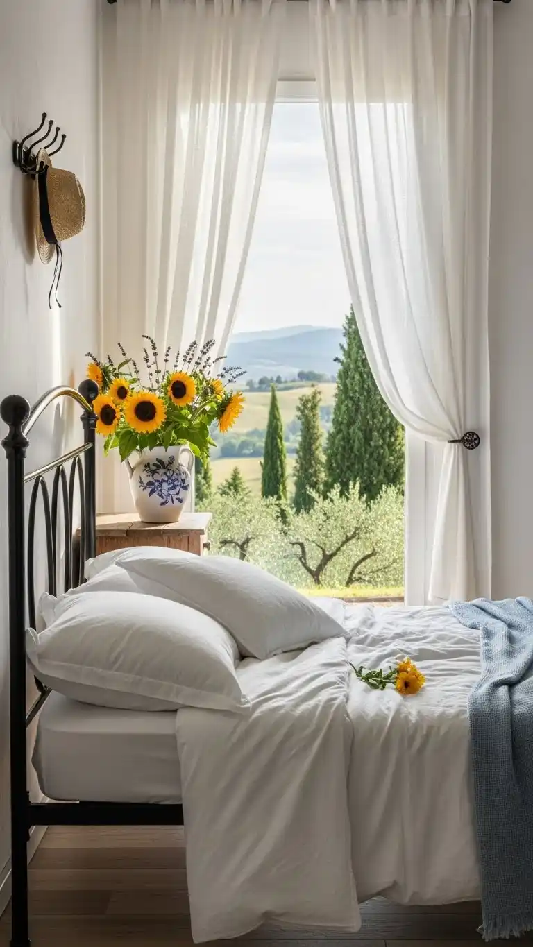 19 Modern Italian Bedrooms for a Stylish and Elegant Home 17 15. Seasonal Decor for Italian Bedrooms