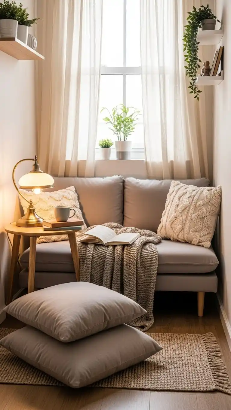 17 Bedroom Style Ideas for a Modern Look 17 15. Small Sitting Area Solutions