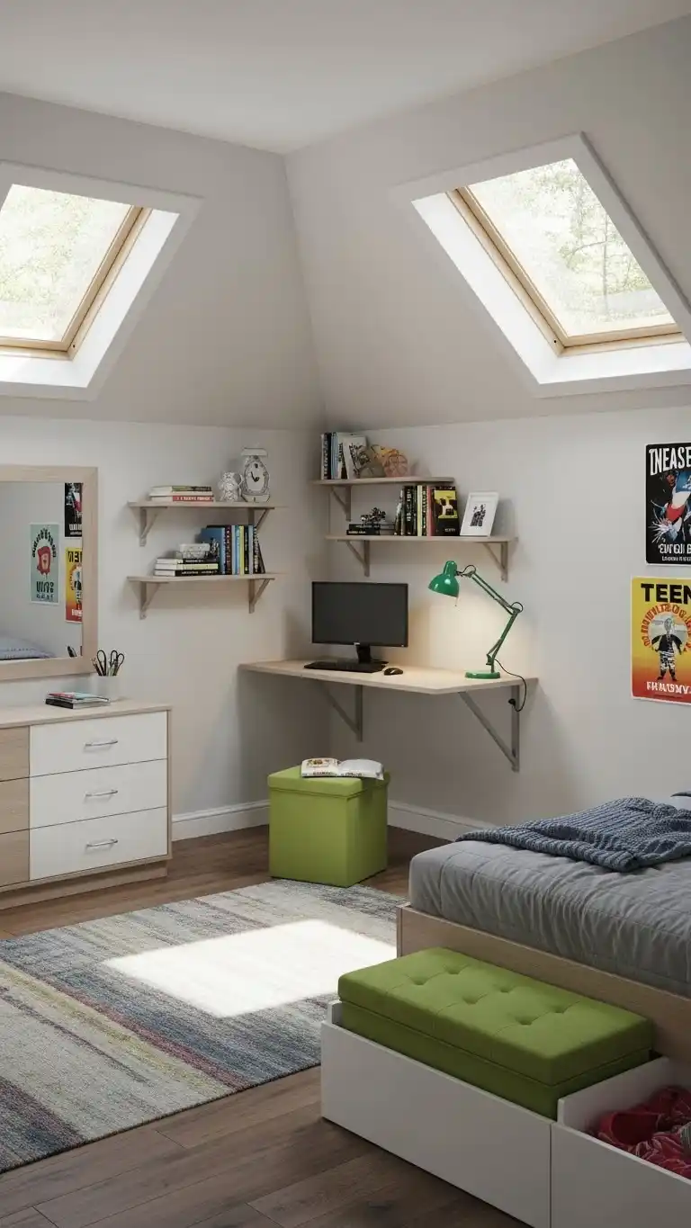 23 Stunning Baddie Bedroom Ideas on a Budget 17 15. Space-Saving Furniture