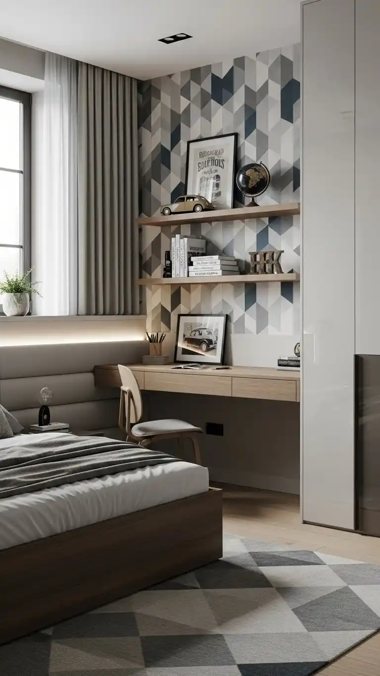 19 Modern Italian Bedrooms for a Stylish and Elegant Home 18 16. Elegant Boysā Bedroom Ideas