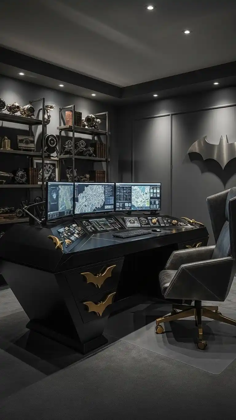 21 Batman Bedroom Ideas to Make Any Room Super Cool 18 16. Gotham-Inspired Furniture