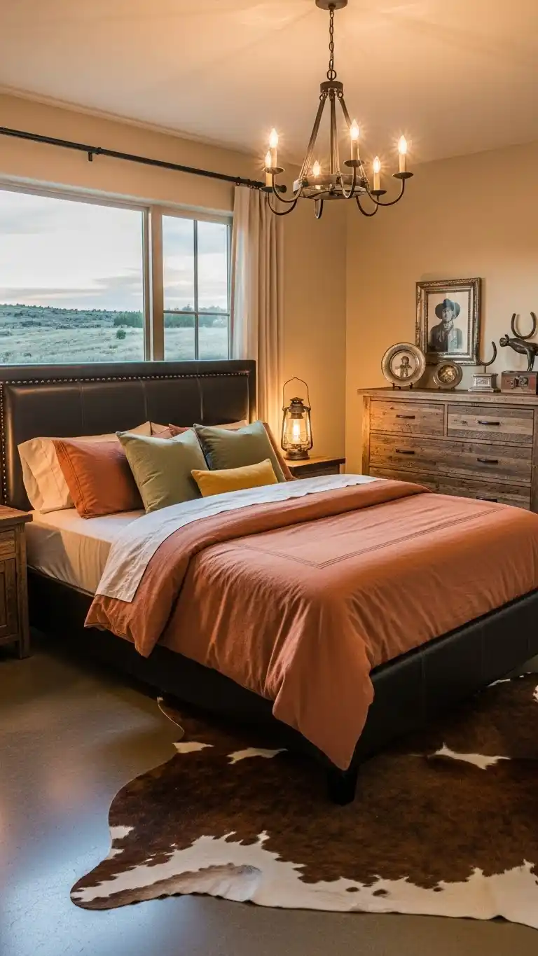 17 Bedroom Style Ideas for a Modern Look 18 16. Western Ranch Warmth