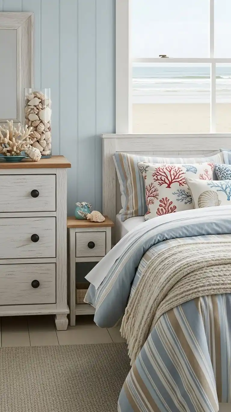 17 Bedroom Style Ideas for a Modern Look 19 17. Beachy Bliss Escape