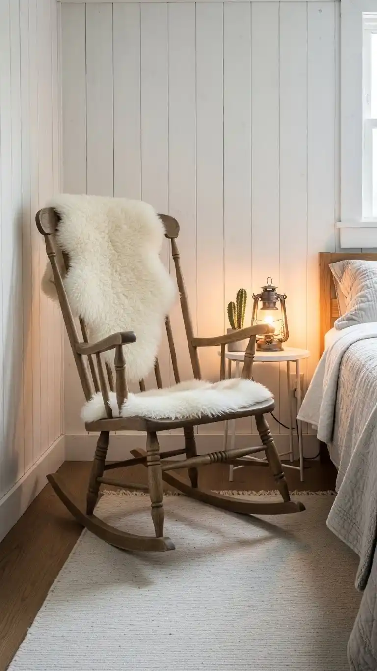 25 Stylish Western Ranch Bedroom Ideas for Any Home 20 18. Classic Rocking Chair
