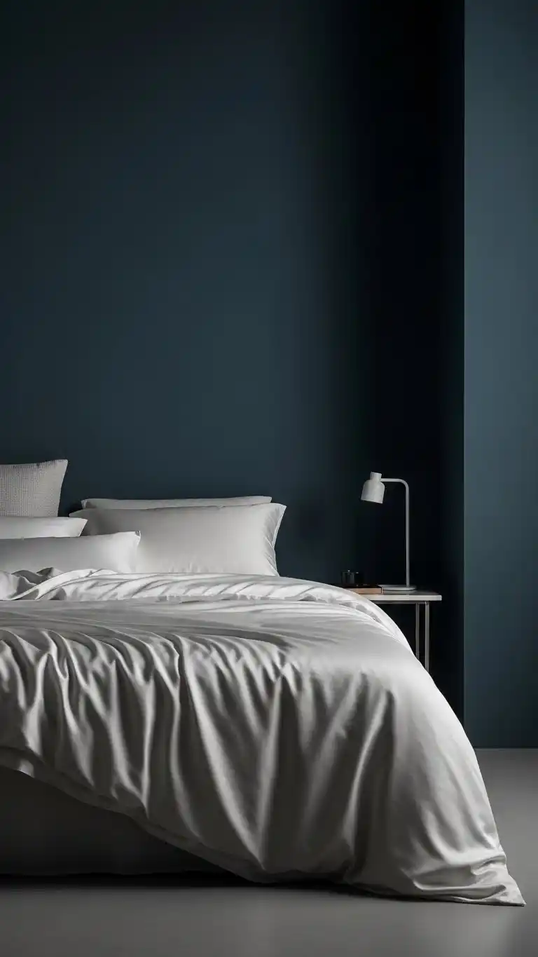 23 Bedroom Accent Ideas for a Chic Look 21 19. Add a Touch of Luxury with Silk Bedding