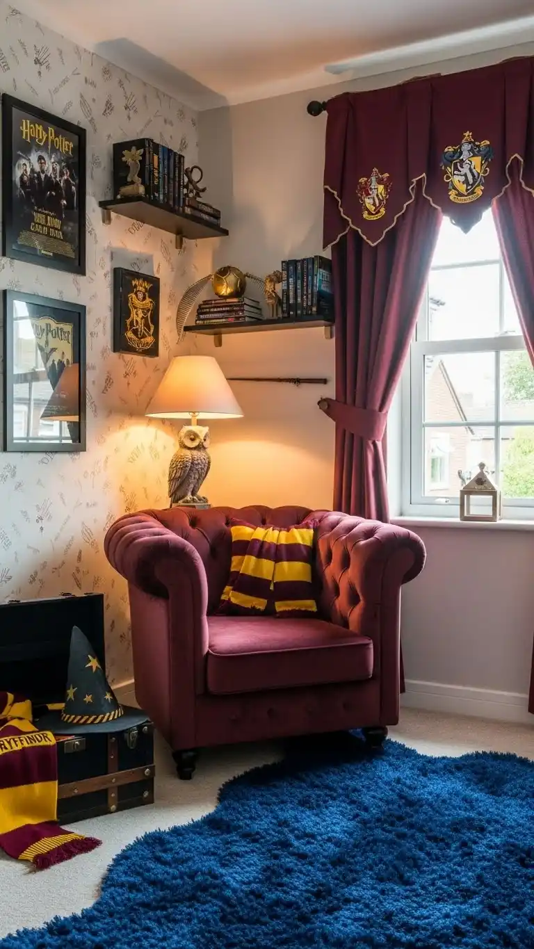 Empty Bedroom Corner Ideas: 19 Ways to Fill the Space 21 19. Themed Corner for Personalized Touch