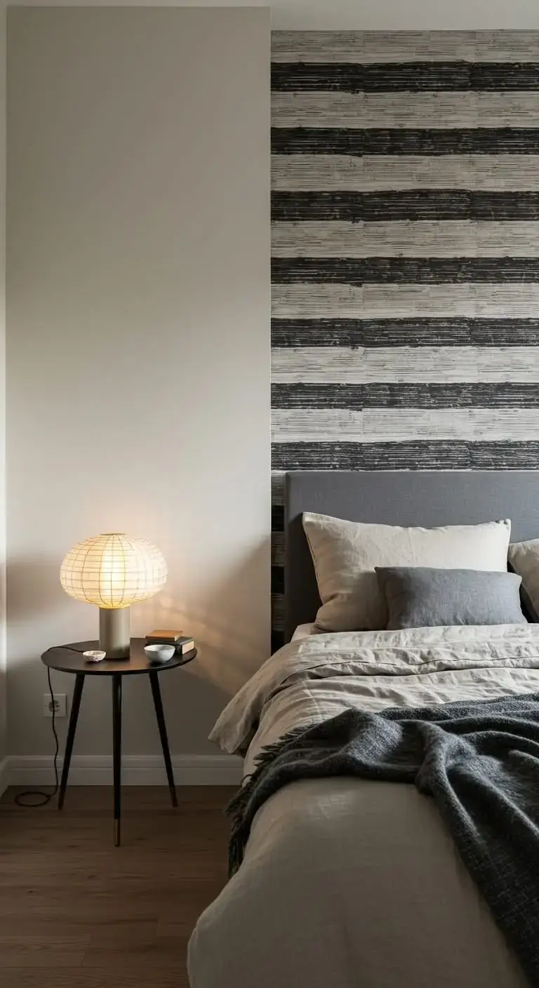 15 Bedroom Wall Decoration Ideas You’ll Love 4 2. Add a Statement Wall with Wallpaper