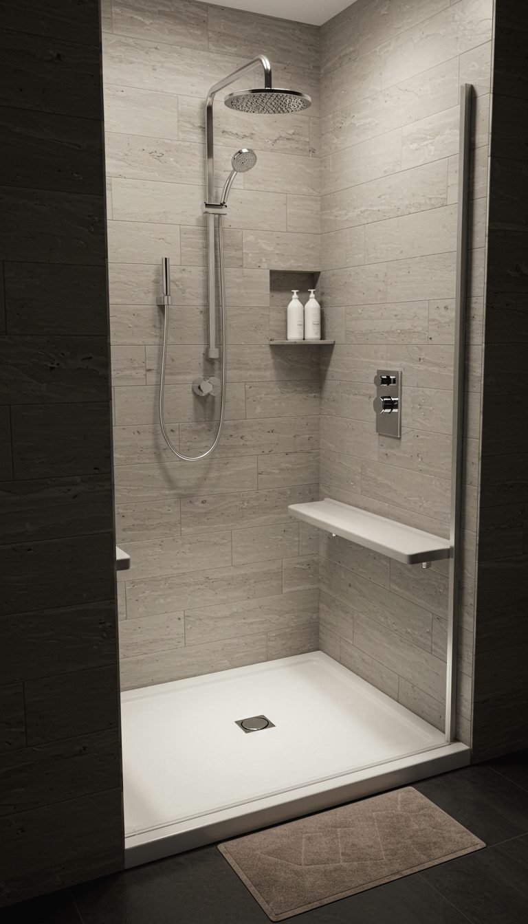 11 No Door Shower Ideas for a Modern Bathroom Look 4 Curbless Shower