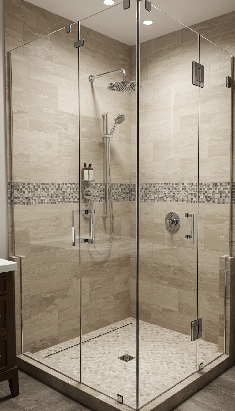 14 Bathroom Shower Ideas That Are Stylish & Practical 4 2. Frameless Glass Showers for a Clear View