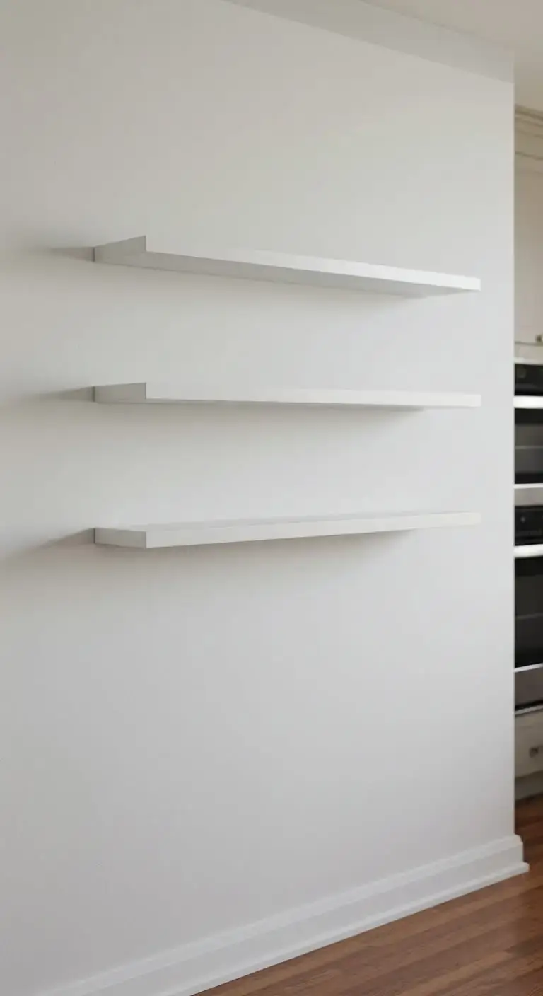 13 Empty Kitchen Wall Ideas Above Sink That Wow 4 2. Install Floating Shelves