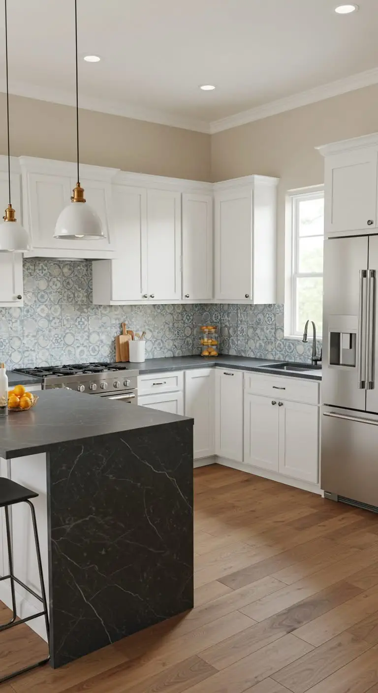 21 Small Kitchen Layout Ideas for Better Flow 4 2. L-Shaped Kitchen Layout