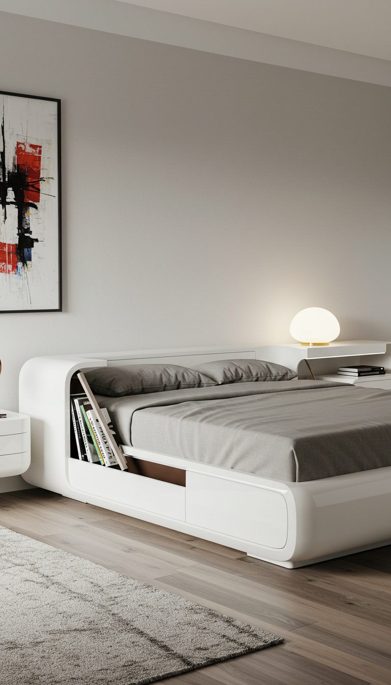 13 Futuristic Bedroom Ideas for a Sleek Modern Look 4 Minimalist and Sleek Furniture