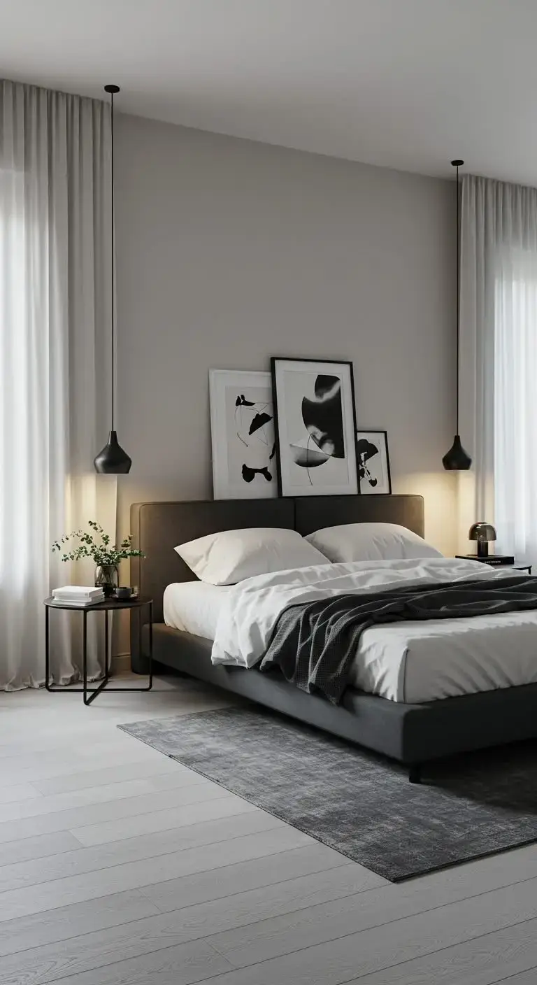 17 Bedroom Style Ideas for a Modern Look 4 2. Modern Minimalist Magic