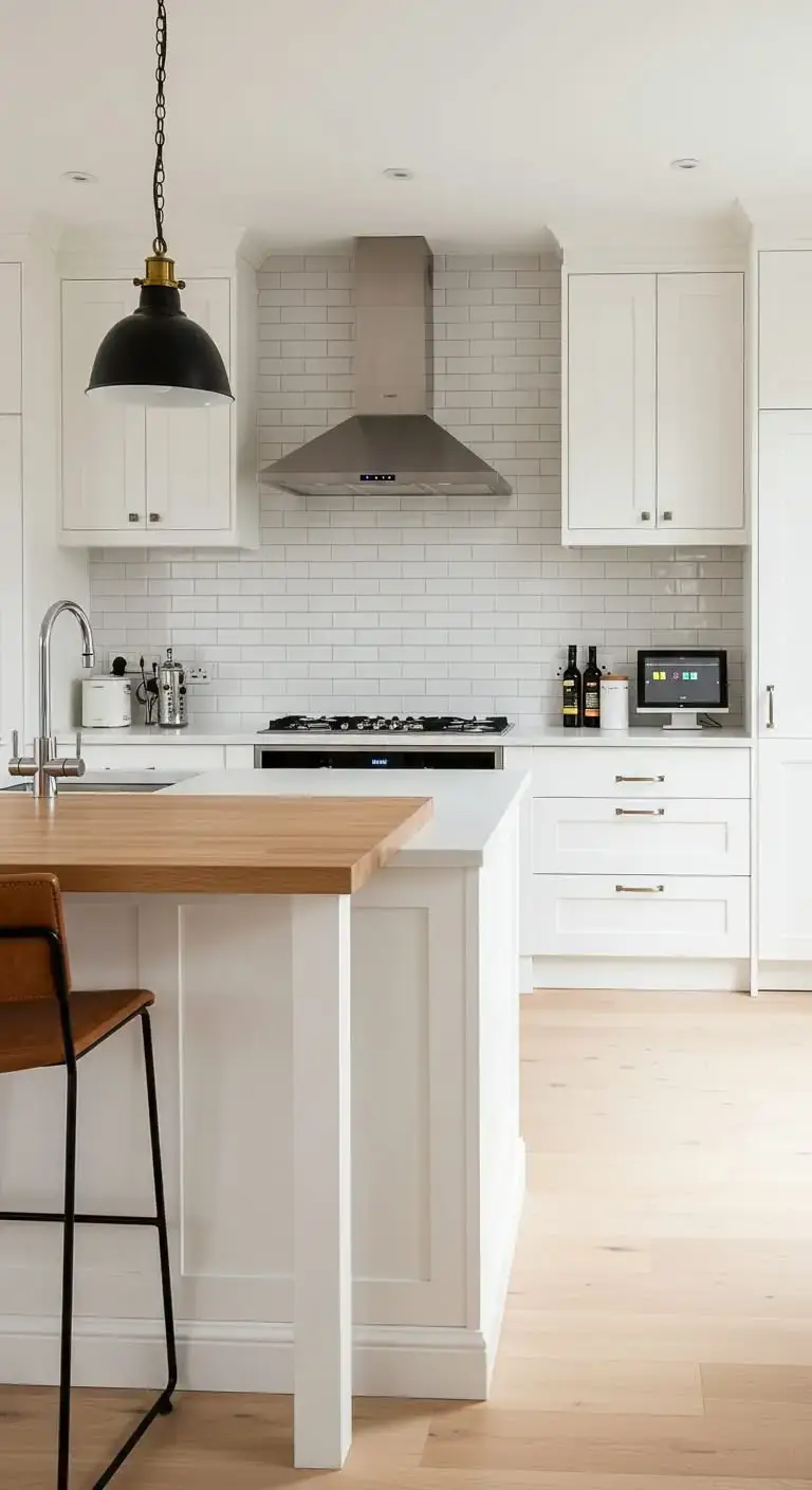 15 Modern Kitchen Accent Wall Ideas for a Sleek Look 5 2. Subway Tile Accent Wall