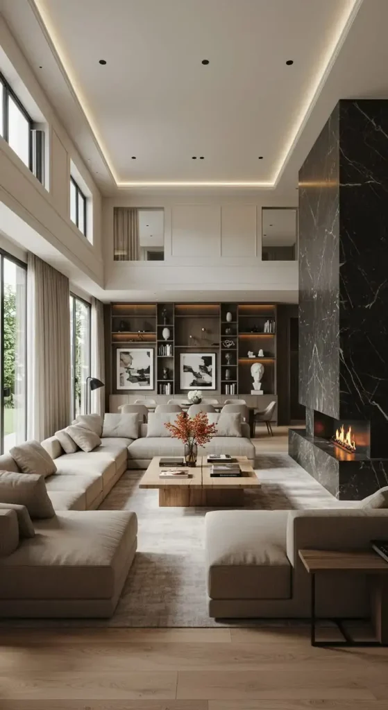 Big Living Room Ideas for a Stylish and Functional Space 5 2. Use Large-Scale Furniture