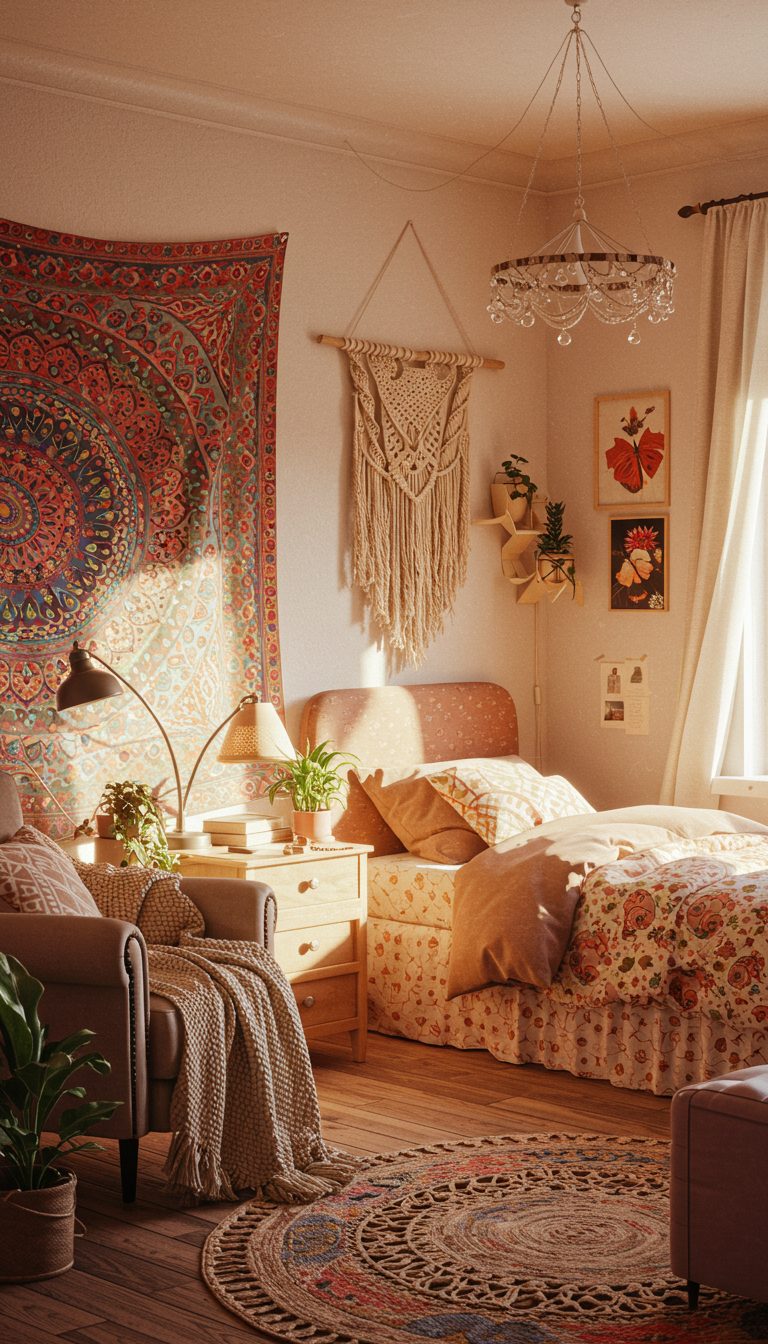 11 Boho Teen Girl Bedrooms for a Dreamy and Cozy Space 4 Vibrant and Eclectic Boho Vibes