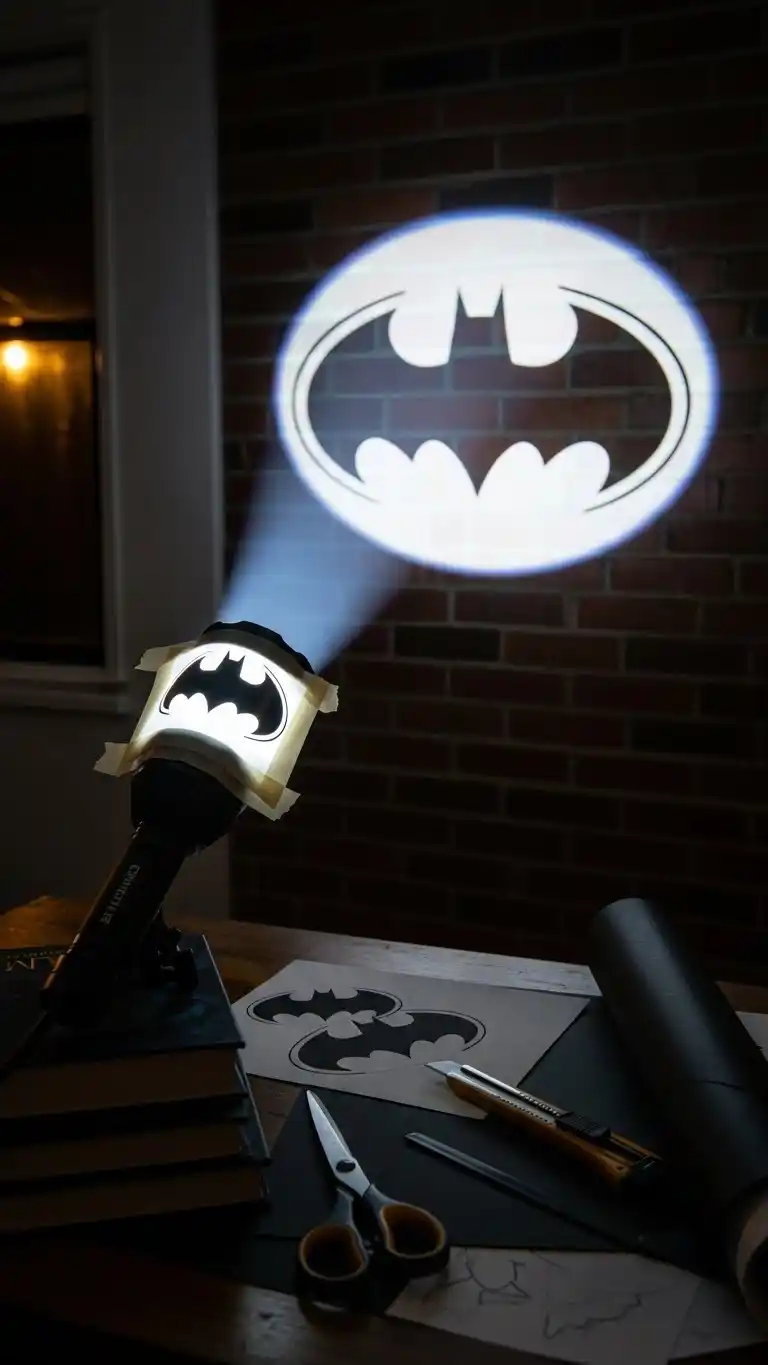 21 Batman Bedroom Ideas to Make Any Room Super Cool 22 20. DIY Bat-Signal Projector