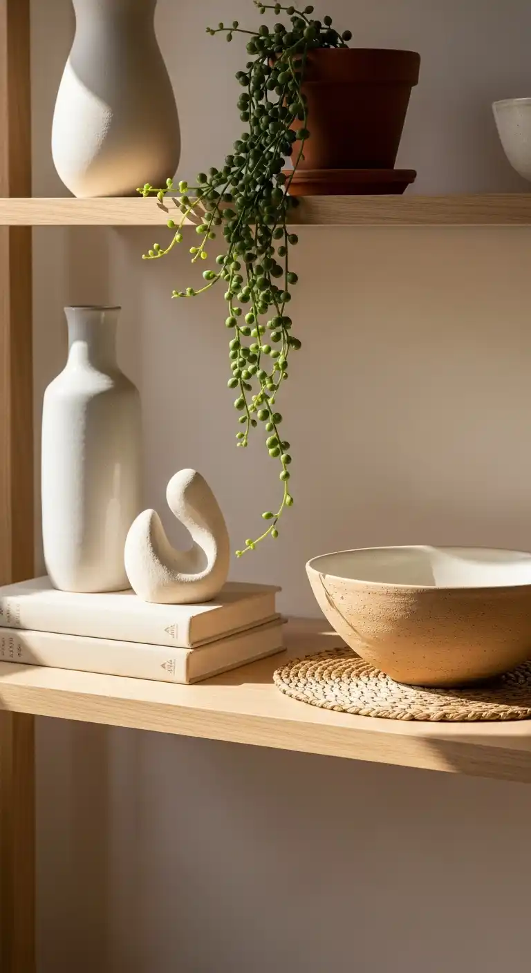 25 Boho Living Room Ideas to Transform Your Space 21 20. Handmade Pottery and Ceramics