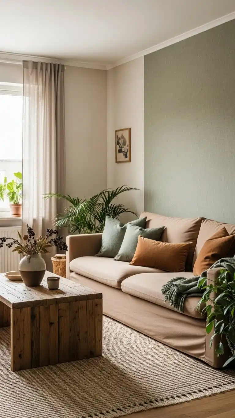 Minimalist Living Room Ideas for a Sleek, Modern Space 23 20. Incorporate Earthy Tones