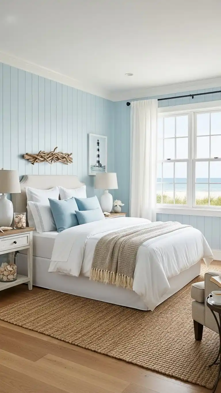 23 Bedroom Ideas for Small Spaces You’ll Love 23 21. Choose a Coastal Theme